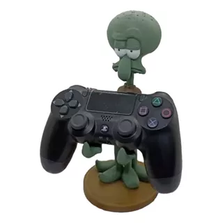 Soporte Joystick Calamardo Bob Esponja Ps3 Ps4 Xbox Ps5 3d