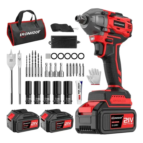 Llave De Impacto Inalámbrica Taladro Electrica Sin…