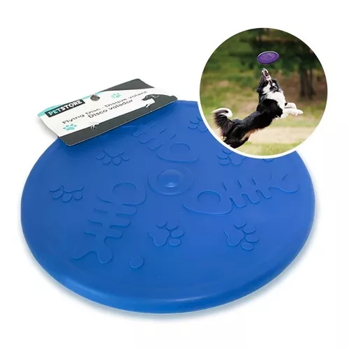 Juego de 3 discos voladores para perros azules, corales y verdes, juguetes  interactivos de entrenamiento de frisbee duraderos, flotantes, suaves