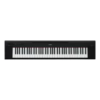 Piano Digital Np 35b Piaggero Preto 76 Teclas C Fonte Yamaha 100-240v