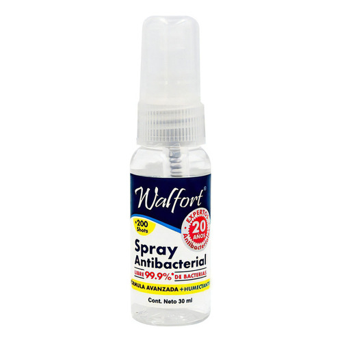 Desinfectante En Spray Walfort Antibacterial 30ml