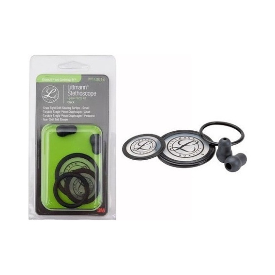 Kit Repuestos Littmann Classic Iii Y Cardiology Iv Negro