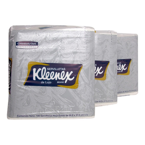 Servilletas de lujo doble hoja Kleenex® 100 unidades por 12 paquetes 