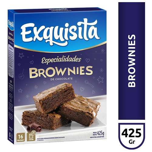 Exquisita Brownies  X425 Gr