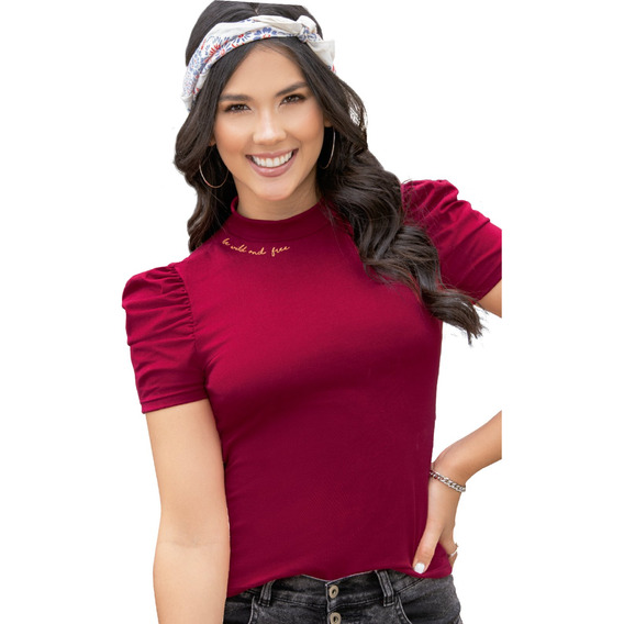 Blusa Juvenil Vinotinto Atypical 83290