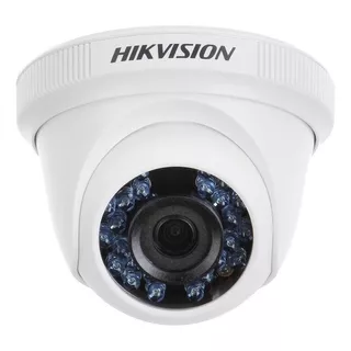 Camara Seguridad Hikvision Domo Exterior Metal 1080p Color Blanco
