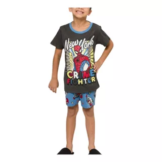 Pijama Infantil Masculino Menino Homem Aranha