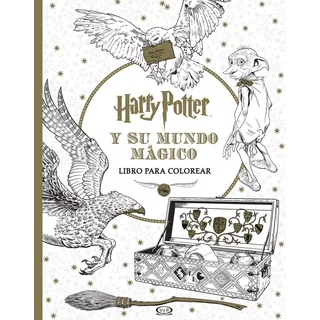 Harry Potter Libro De Colorear Arte Relajante Mundo De Magia
