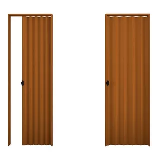 Puerta Plegable Marron 80 X 210