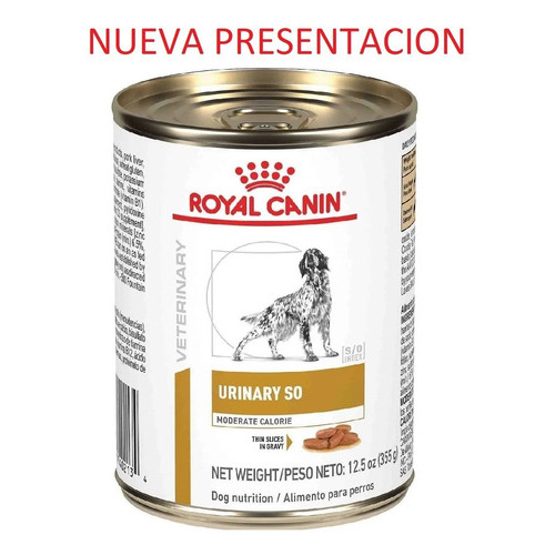 Royal Canin Urinary Bajo Calorias Mod Cal Lata Perro 355 Gr