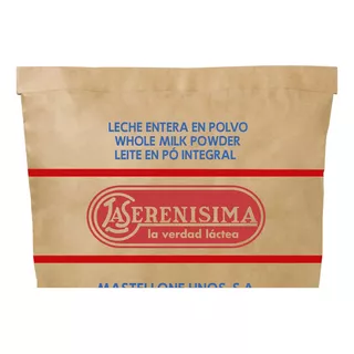 Leite Po Integral Vitaminado Argentino La Serenissima 25kg