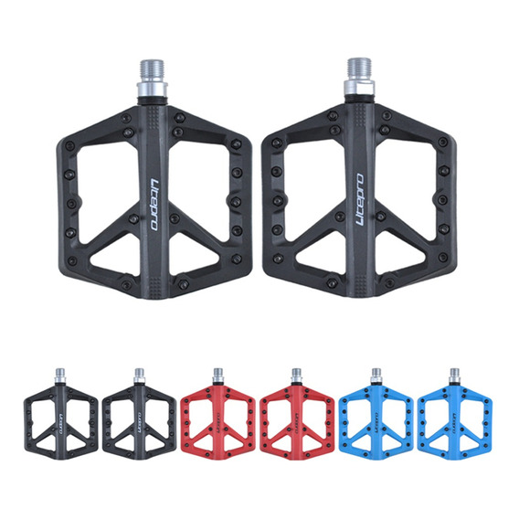 Pedales Para Bicicletas Antideslizante Nylon Gran Plano Mtb