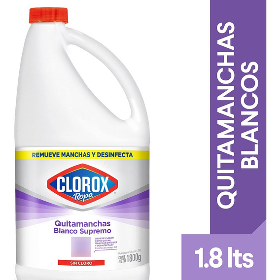 Quitamanchas Clorox Blancos Supremos 1800 Gr