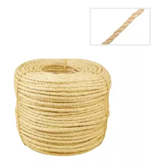 100 Metro Corda Fio Sisal Artesanato 22mm Arranhador De Gato