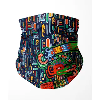 Doxe Bandana Quetzalcóatl Serpiente Emplumada Colores