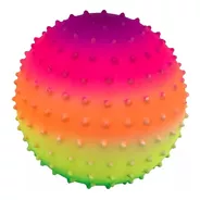 Pelota Sensorial Multicolor Con Bombín 