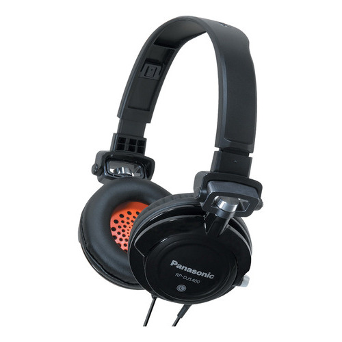 Vincha Auricular Dj Cableado Plegable Panasonic Rp-djs400ae® Color Negro