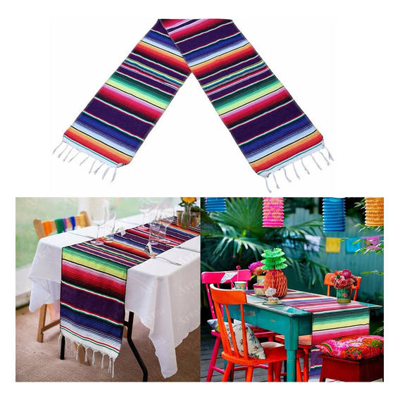 Mantel Mexican Blankets Para Mesa Decorativa Estilo Mexicano