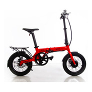 Bicicleta Elétrica Dobrável Egow Sonic Aro 16 - Red