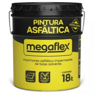 Pintura Asfaltica Megaflex Secado Rapido 18lts