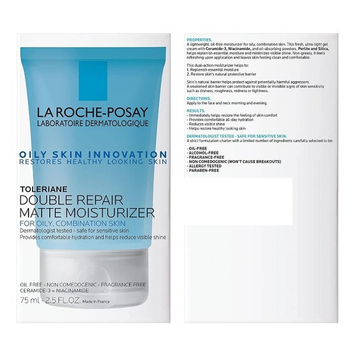 La Roche-posay Hidratante Facial Mate Doble Reparación 75ml Momento de aplicación Día/Noche Tipo de piel Grasa