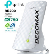 Extensor De Señal Wifi Repetidor Tp Link Re200 2.4g 5g Fac-a
