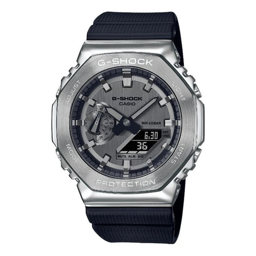 Reloj Casio G-shock Gm-2100 Para Caballero Color De La Correa Negro