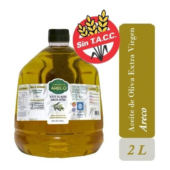 Aceite De Oliva Extra Virgen Areco (sin Tacc) X 2l