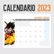 Calendario 2023 Dragon Ball - Goku - Vegeta - Animeras
