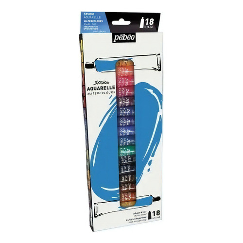 Acuarela Pebeo 18 Colores 12ml