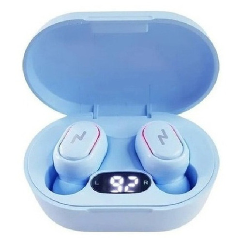 Auriculares in-ear inalámbricos Noga Twins NG-BTWINS 13 celeste