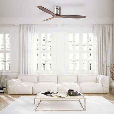 Ventilador Stem Madera Clara Control Remoto Grok 