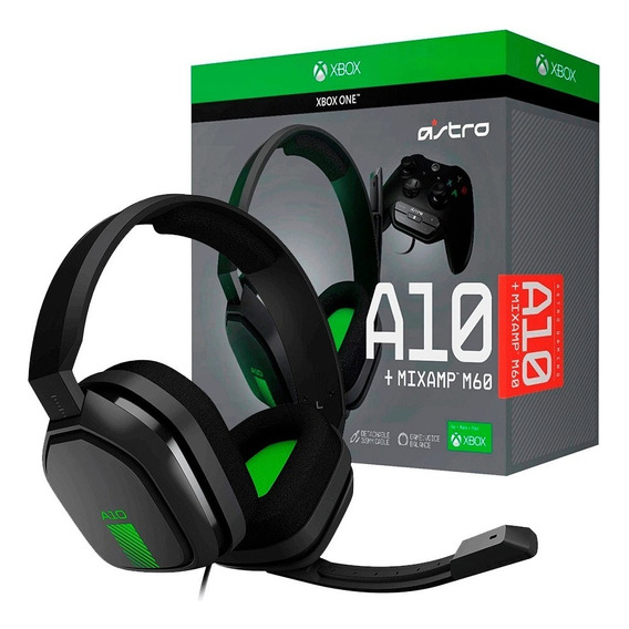 Auriculares Gamer Astro A10 Green Logitech Xbox Ps4 Pc