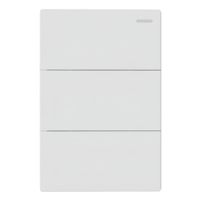 Llave De Luz Tecla Milan Blanco  3 Canal 2 Vias Ac 250v 