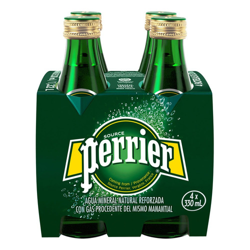 Agua Mineral Manantial Perrier 330 Ml