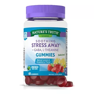 Stress Away Gomitas | 48 Recuento | Con Gaba Y L Theanine | 