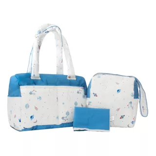 Bolso Pañalera Cary Kit 3 Piezas 2 Pañaleras + Cambiador