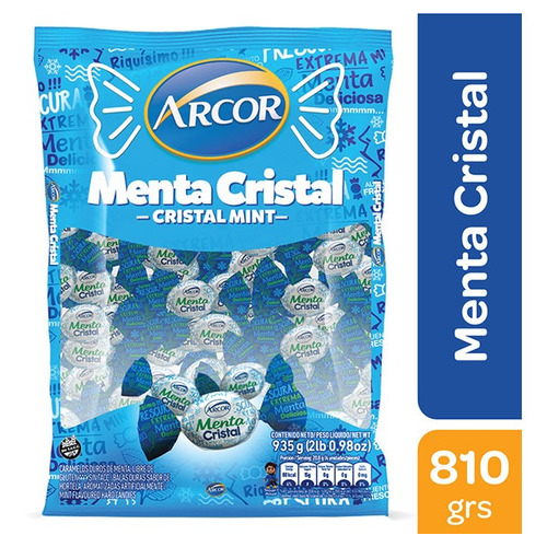 Caramelos Menta Cristal Arcor Grande