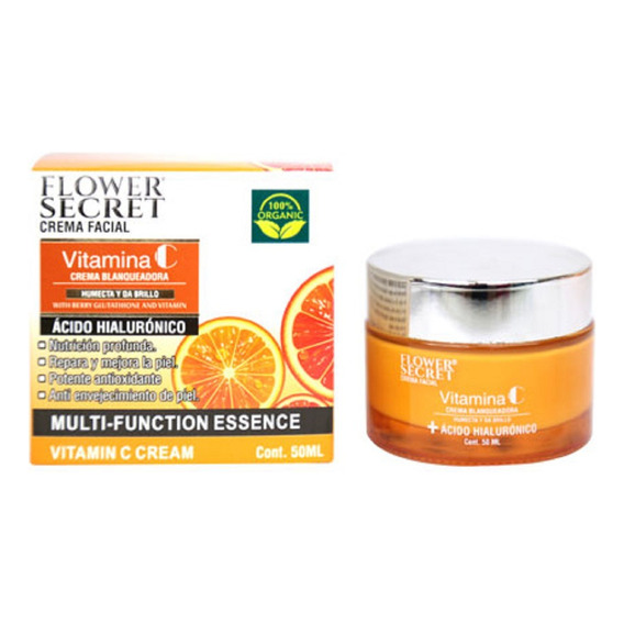 Crema Facial Anti -edad Vitamina C Y Acido Hialuronico Momento De Aplicación Día/noche Tipo De Piel Todo Tipo De Piel