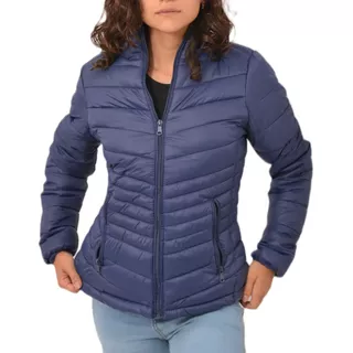 Campera Inflable Mujer Tipo Uniqlo Con Piel Buckingham Polo