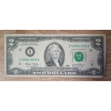 Billete De 2 Dólares Coleccionable 