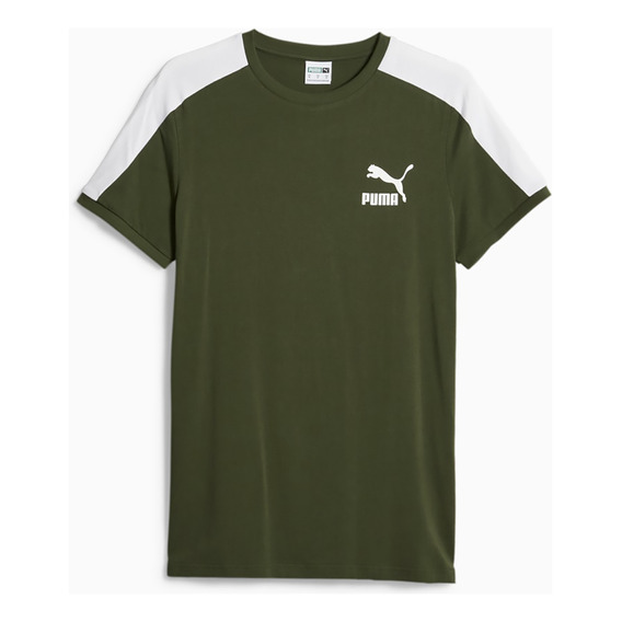 Camiseta Puma  T7 Iconic Tee  Hombre - Verde