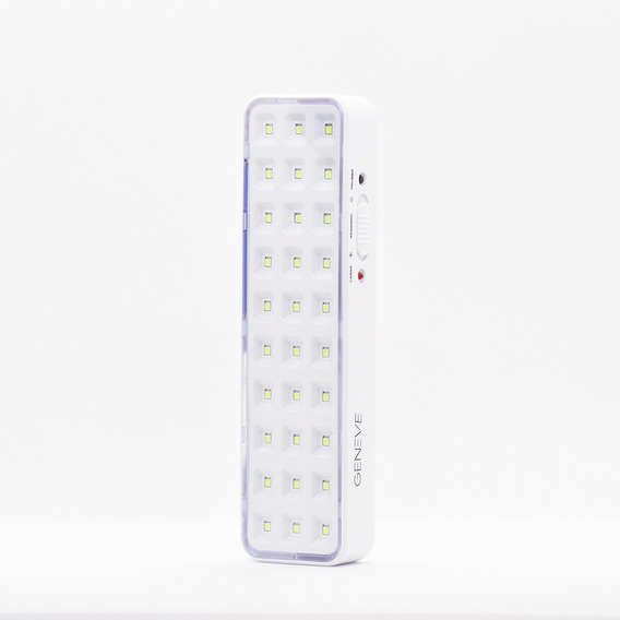 Luz De Emergencia 30 Leds Bateria Recargable Blanca 220v Color Blanco