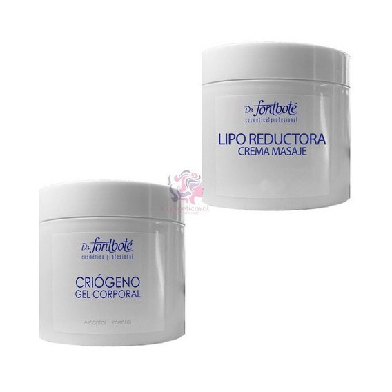 Pack Reductivo Criogel 500g + Liporeductora 500g Dr Fontbote