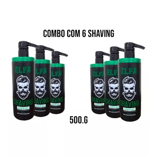 Shaving Gel De Barbear Elfa For Man 500g - 6 Unidades