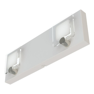 Aplique Pao 4662cr Led 2x6w Blanco Cálido Blanco