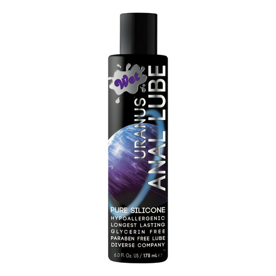 Lubricante Anal Silicon Concentrado Wet Uranus 178ml Relajante Unisex