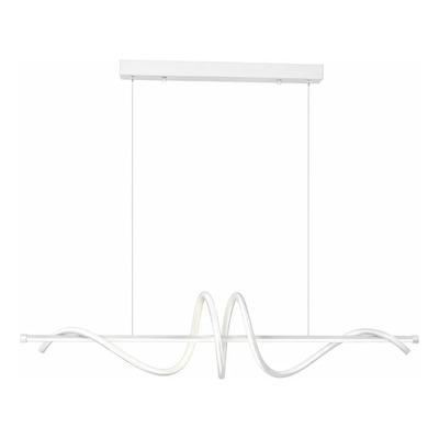 Lampara Colgante Moderno Led Cct Diseño Blanco Ldf40040-b Blanco