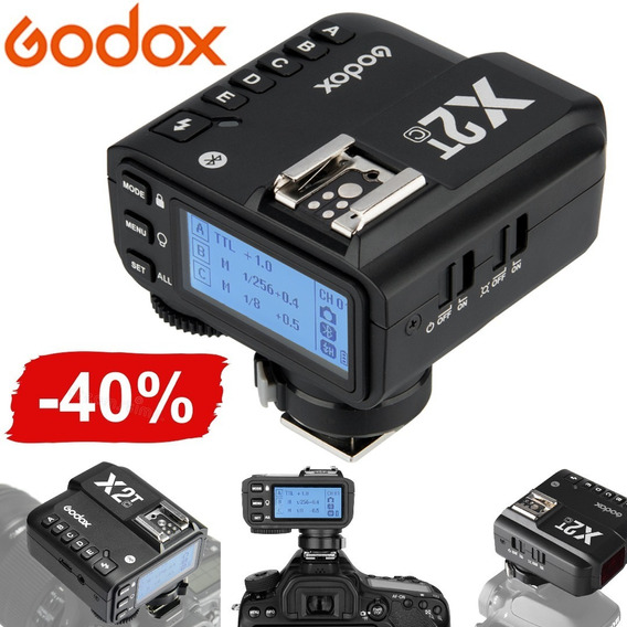 Godox Disparador De Flash Inalámbrico 1/8000s/x2t-c Transmis