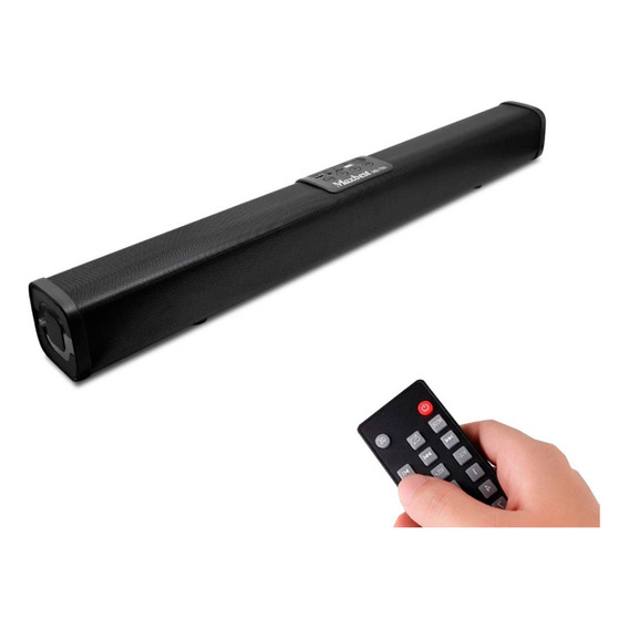 Barra De Sonido Bluetooth Inalámbrico Negro Soundbar Control